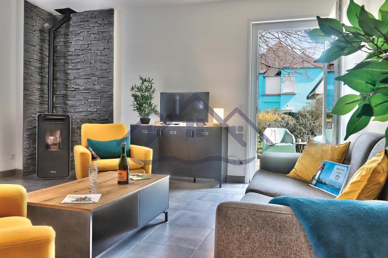 Localise - M33B - Kerbraz, Maison En Duplex Avec Jardin Clos Au Guilvinec - Tout A Pied, Plages, Port, Centre, Commerces, Marche - Wif Inclus - Linge De Lit Inclus Villa ภายนอก รูปภาพ