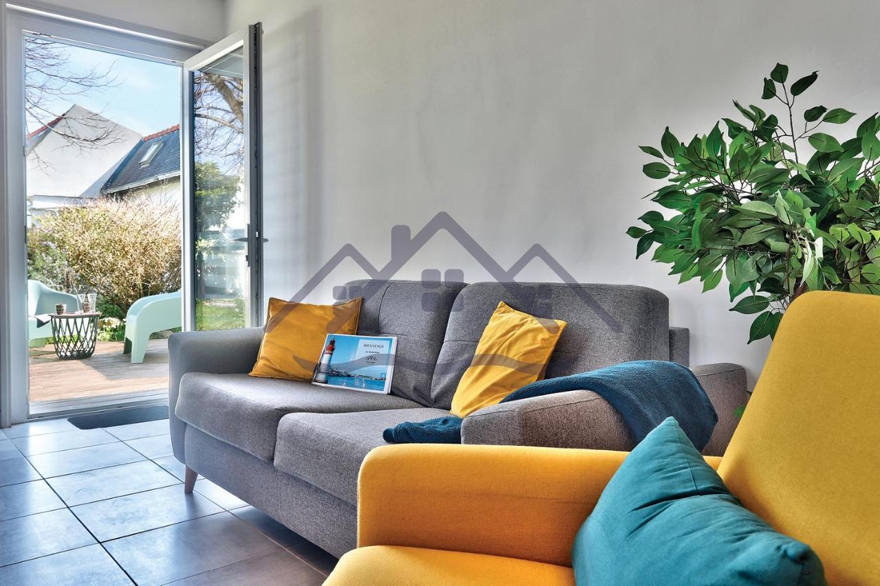Localise - M33B - Kerbraz, Maison En Duplex Avec Jardin Clos Au Guilvinec - Tout A Pied, Plages, Port, Centre, Commerces, Marche - Wif Inclus - Linge De Lit Inclus Villa ภายนอก รูปภาพ